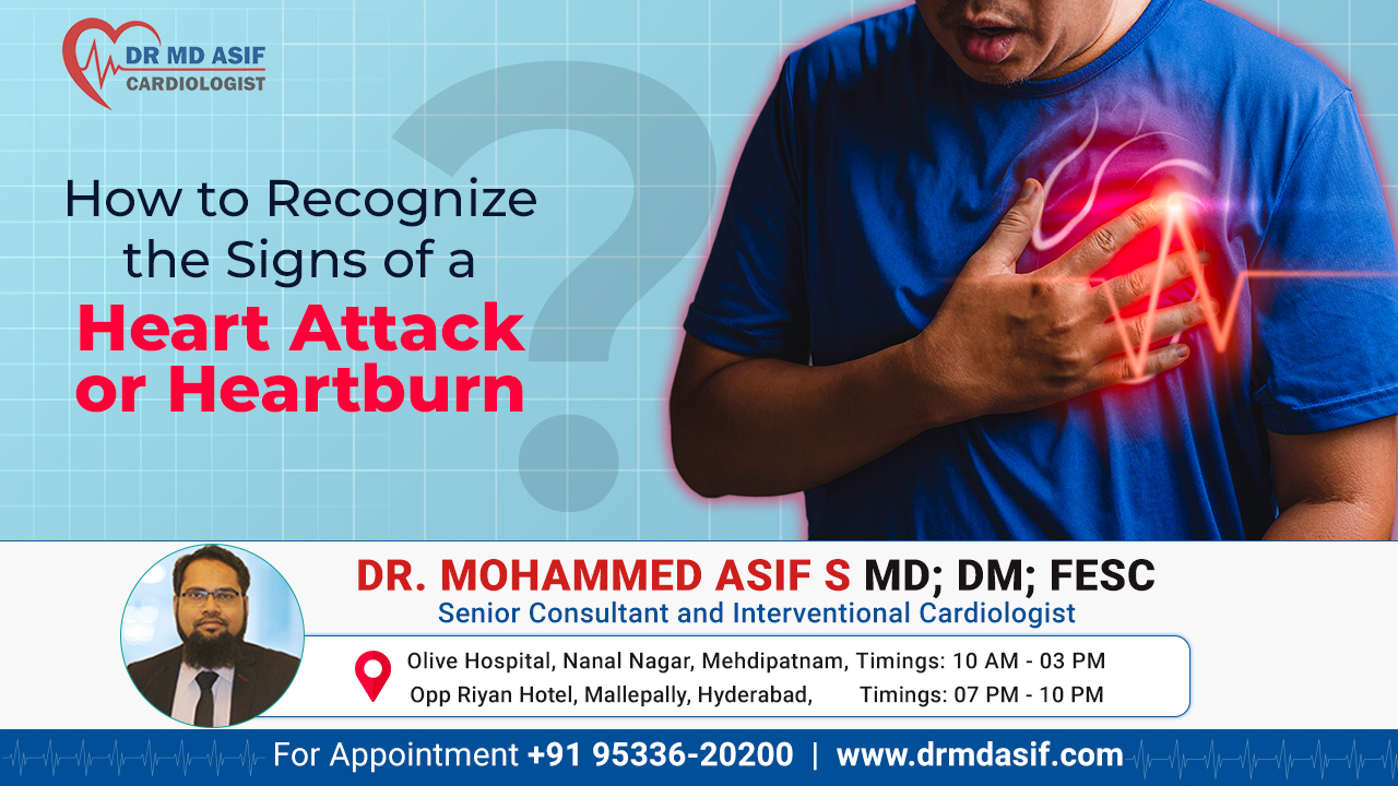 How to Recognize the Signs of a Heart Attack or Heartburn