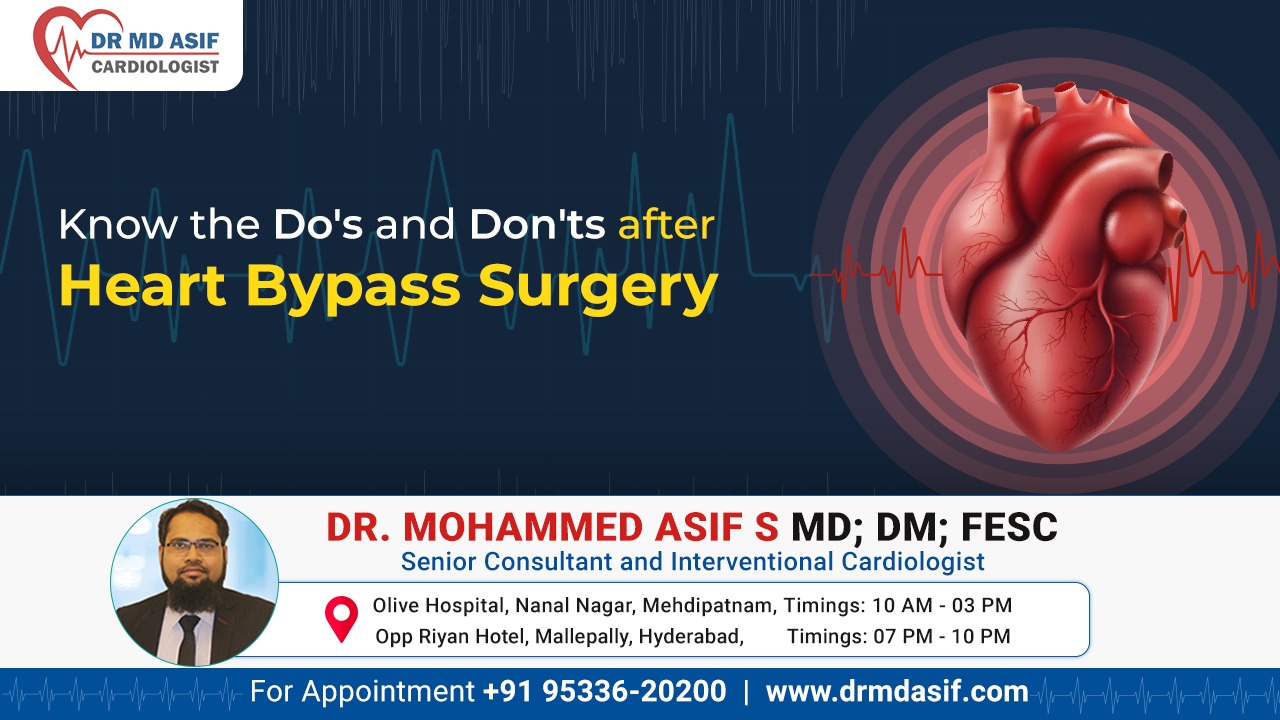 Know the Dos and Donts after heart bypass surgery